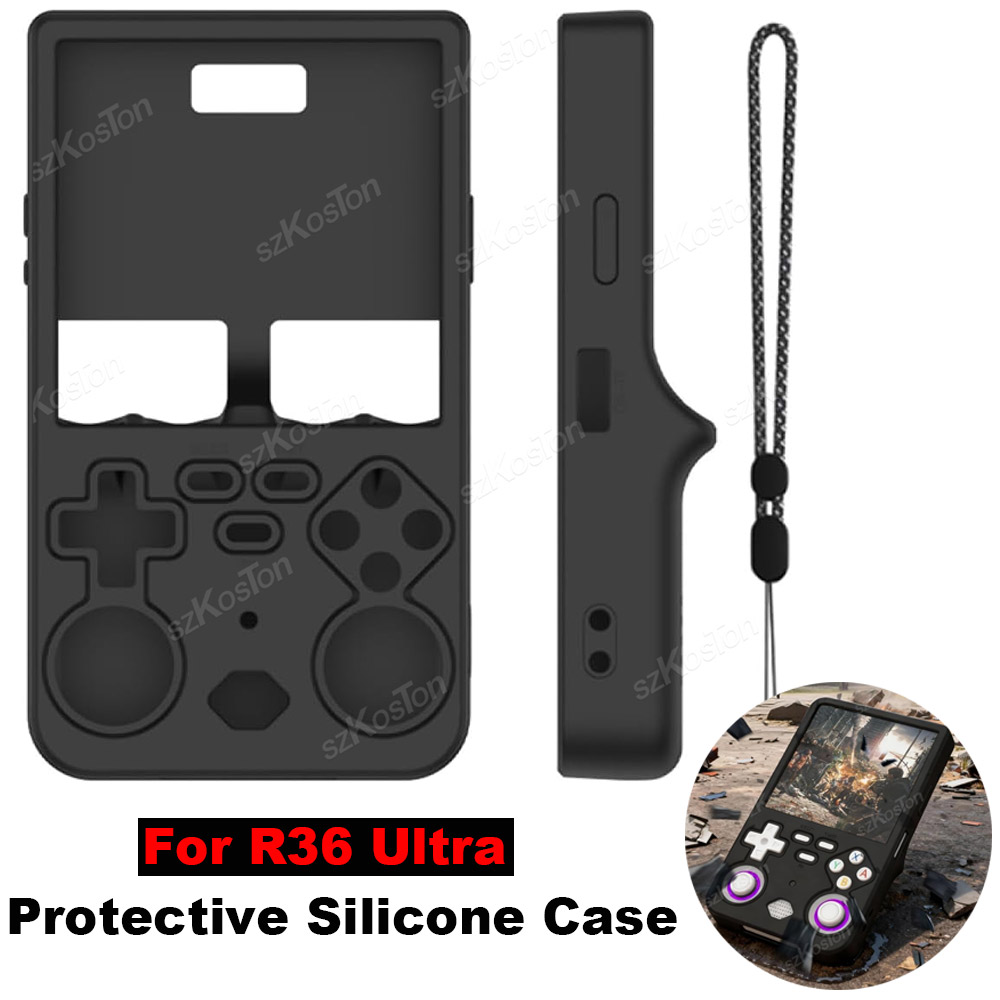 Gaming Console R36 - Capa protetora de silicone para console