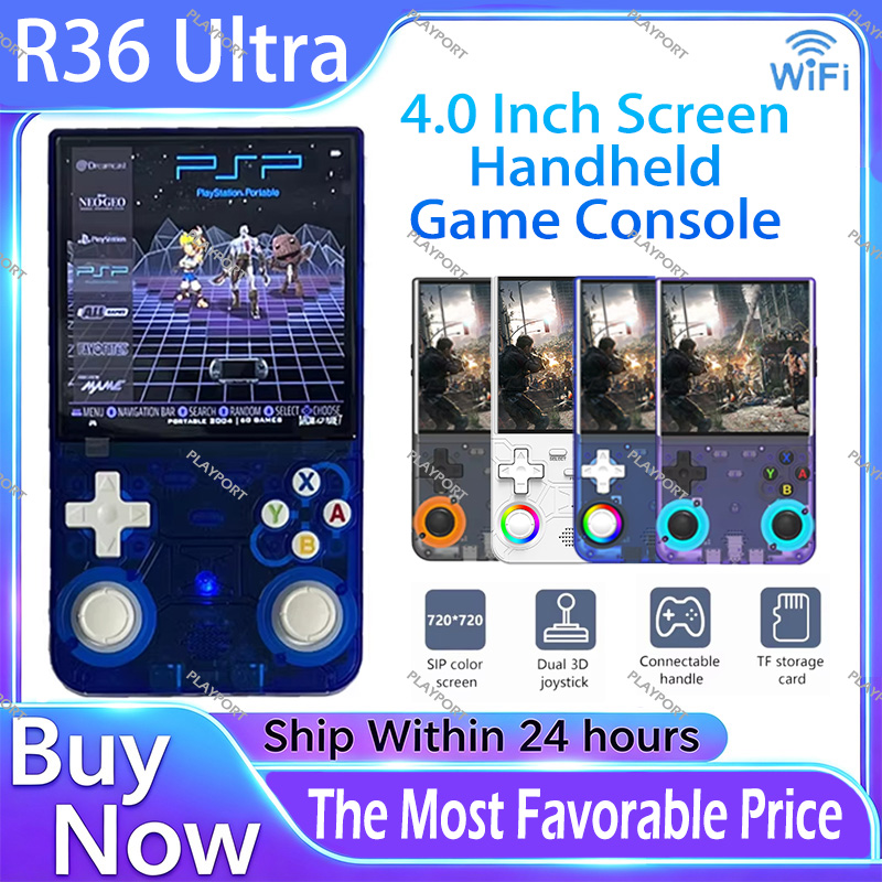 Gaming Console R36 - Novo Console Portátil Retrô R36 Ultra