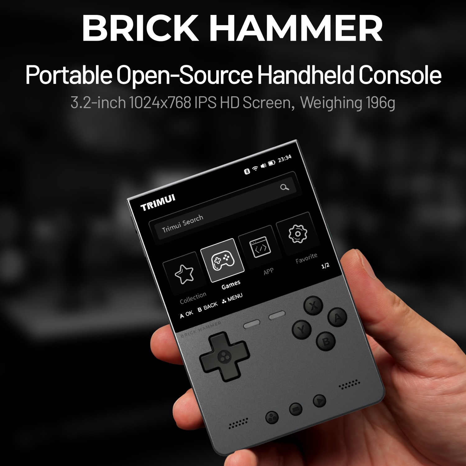 Gaming Console For Phone - Trimui tijolo martelo retro handheld game