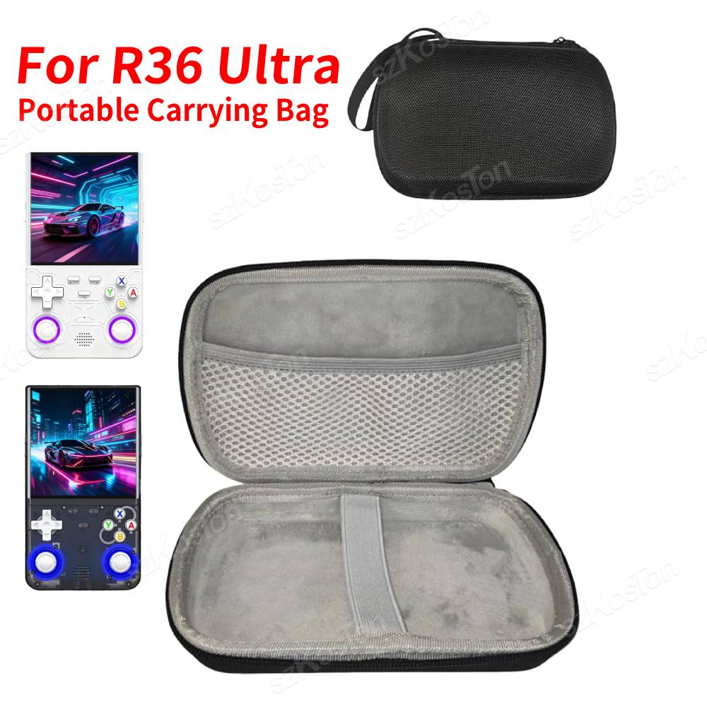 Gaming Console R36 - Estojo de transporte portátil de eva