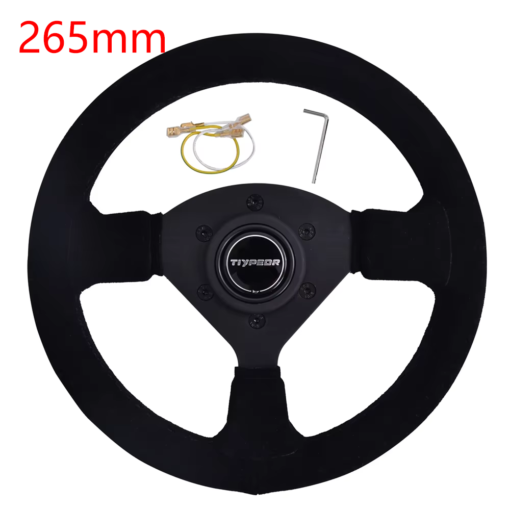 Steering Wheel Gaming - Volante Esportivo TIYPEOR 270mm (11 Polegadas)