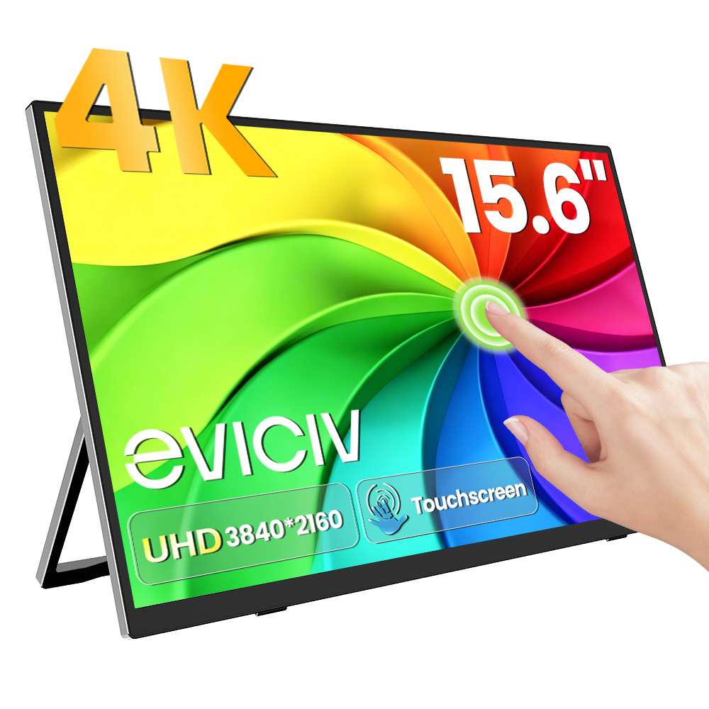 Gaming Console Types - Monitor Portátil EVICIV 4K com Tela