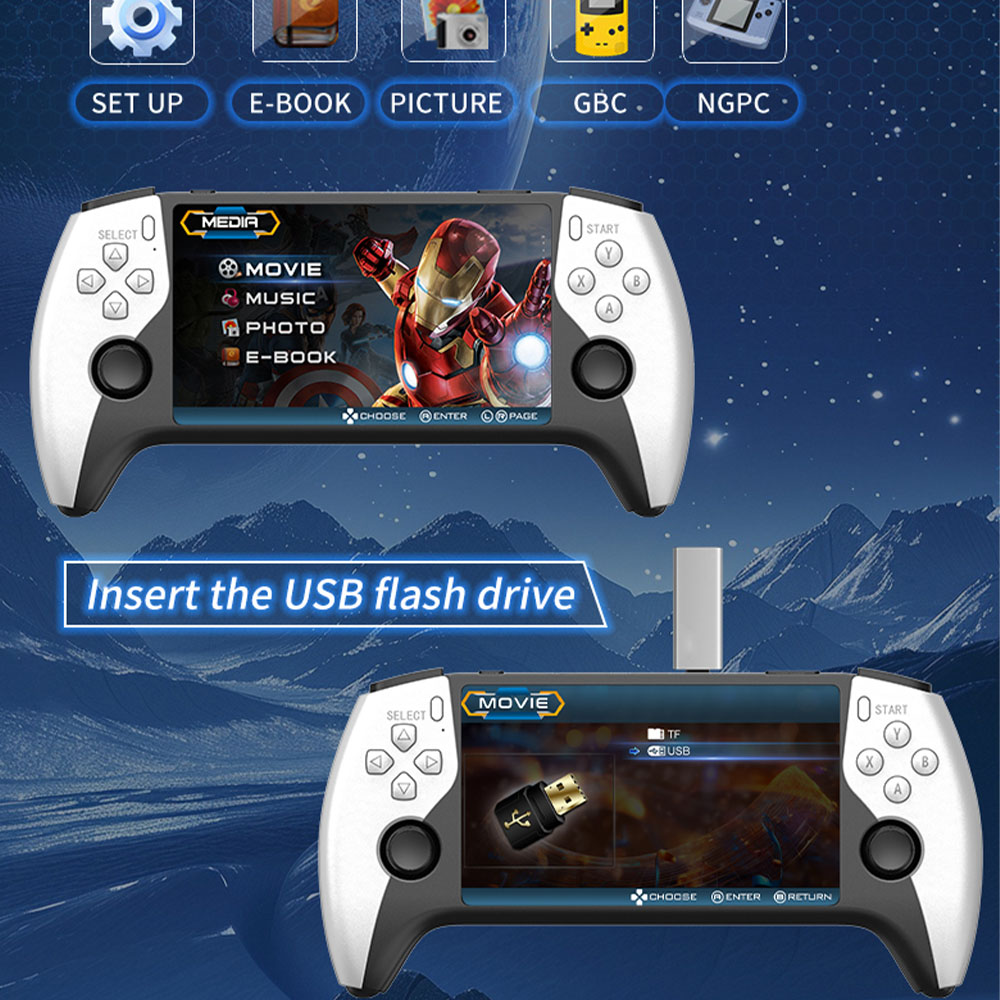 Novo Console de Jogos Portátil - Gaming Console Types avaliação e preço