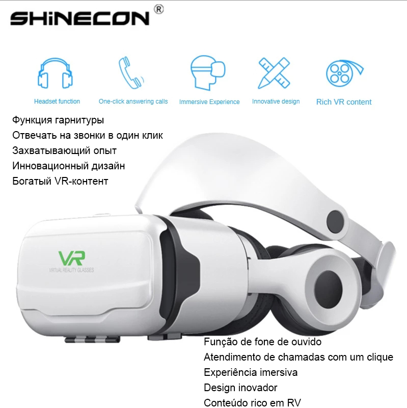 Óculos vr realidade virtual 3d - Gaming Console Vr avaliação e preço
