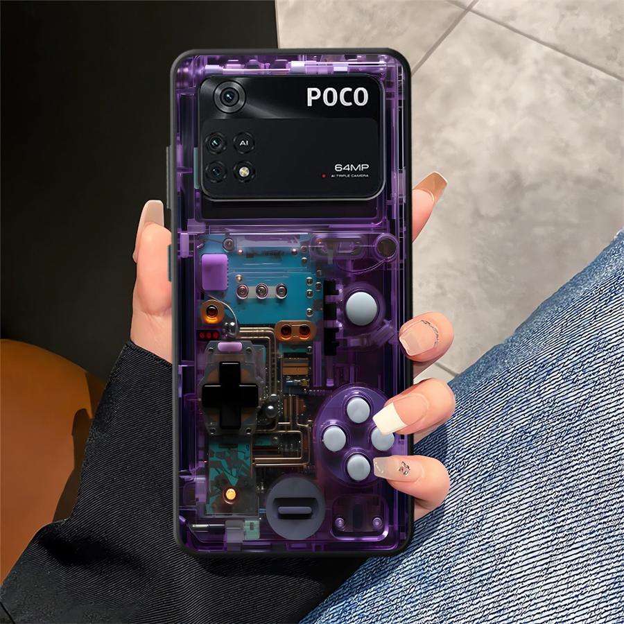 Capa para xiaomi poco x3 x4 x5 - Gaming Console Logo avaliação e preço