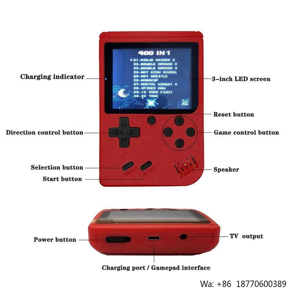 Console de Jogo Portátil 400 e - Gaming Console Portable avaliação e preço