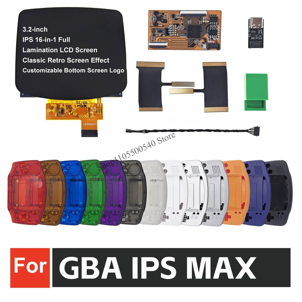 Kits de tela LCD laminada IPS  - Gaming Console Logo avaliação e preço