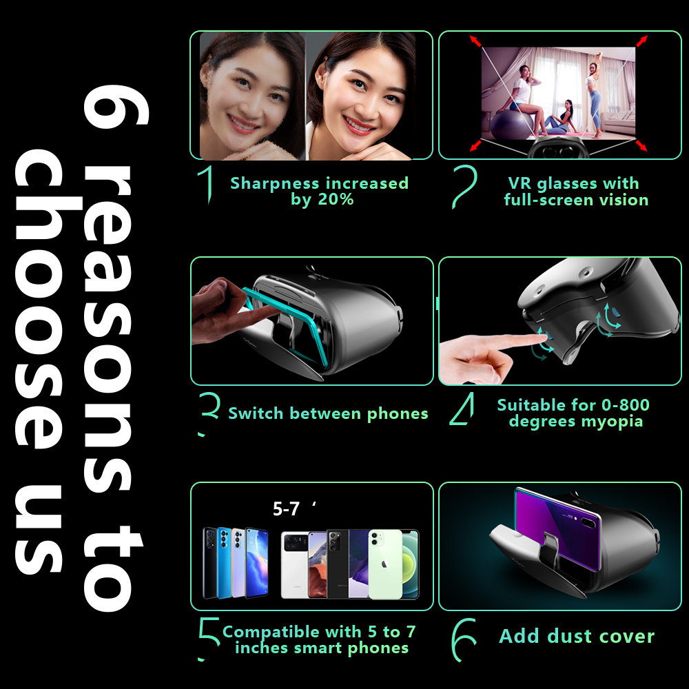 Óculos de realidade virtual 3d - Gaming Console Vr avaliação e preço
