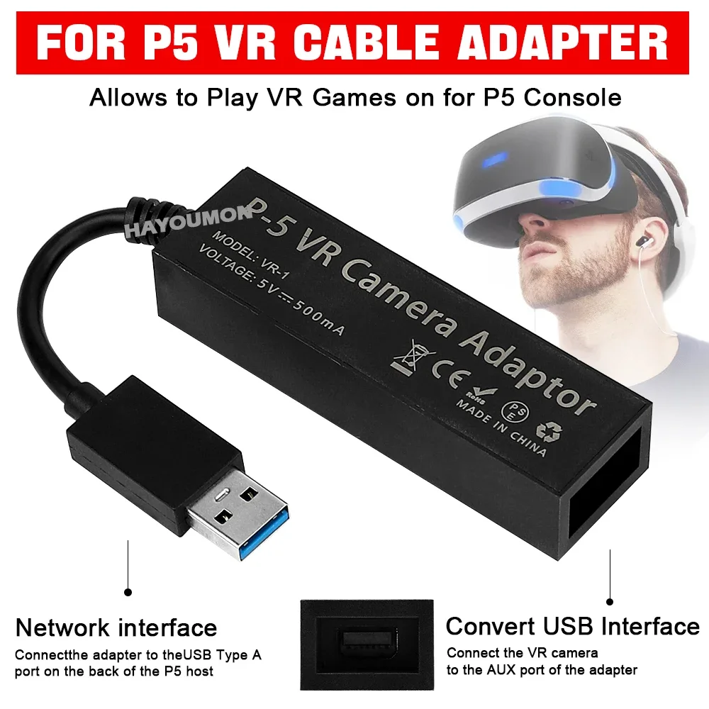 Adaptador de Cabo VR para PS5, - Gaming Console Vr avaliação e preço