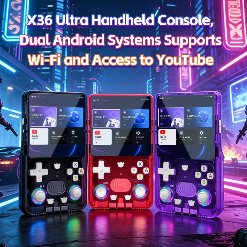 Console Portátil Retro X36Ultr - Handheld Gaming Console Youtube avaliação e preço