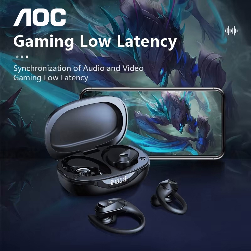 Fone de Ouvido Esportivo AOC S - Gaming Console Case avaliação e preço