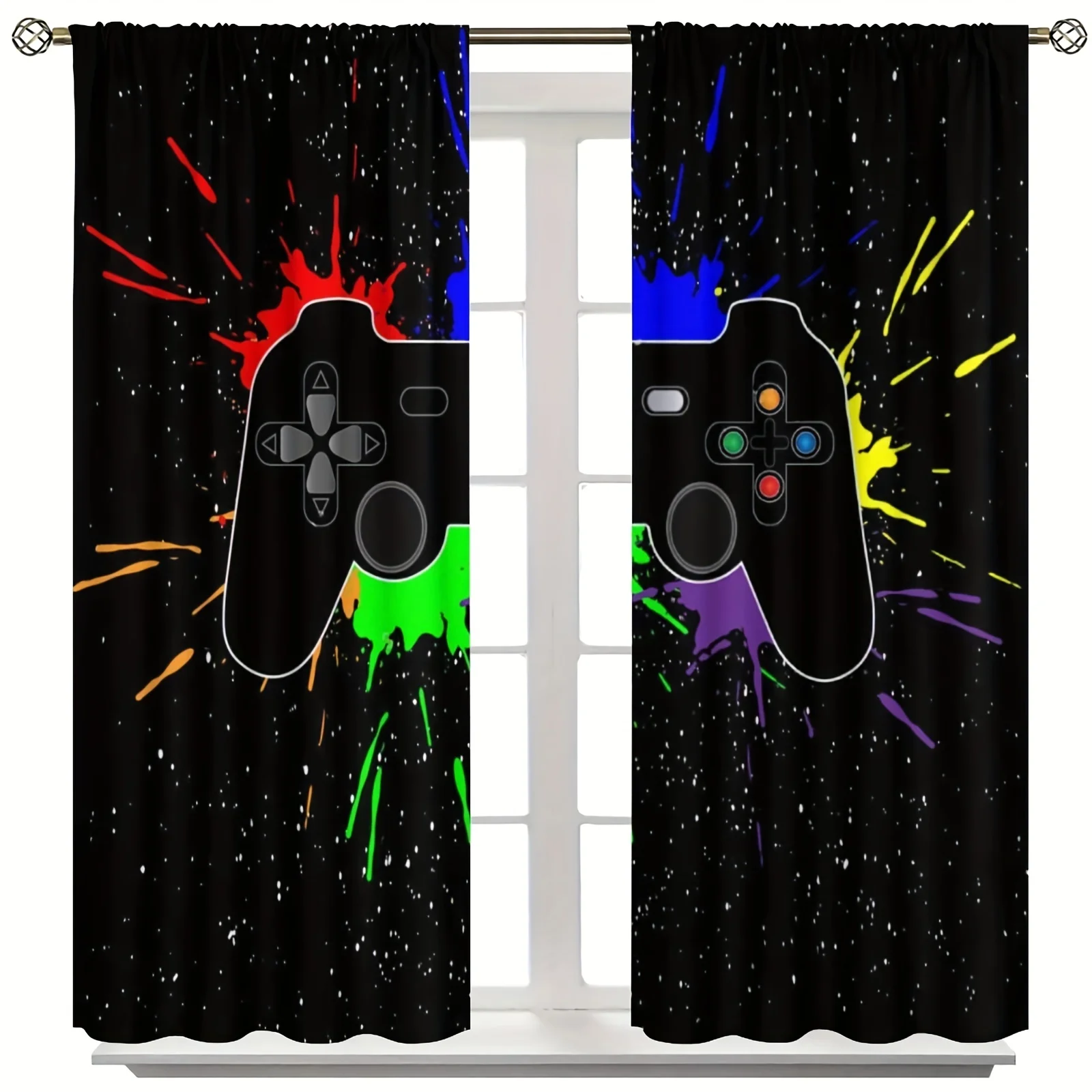 2 pçs ps5 gamepad cortinas par - Gaming Console Cafe avaliação e preço