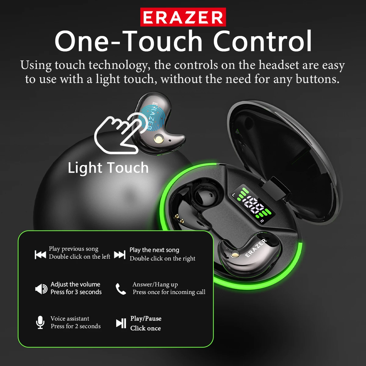 Fones de Ouvido Bluetooth Intr - Gaming Console Case avaliação e preço