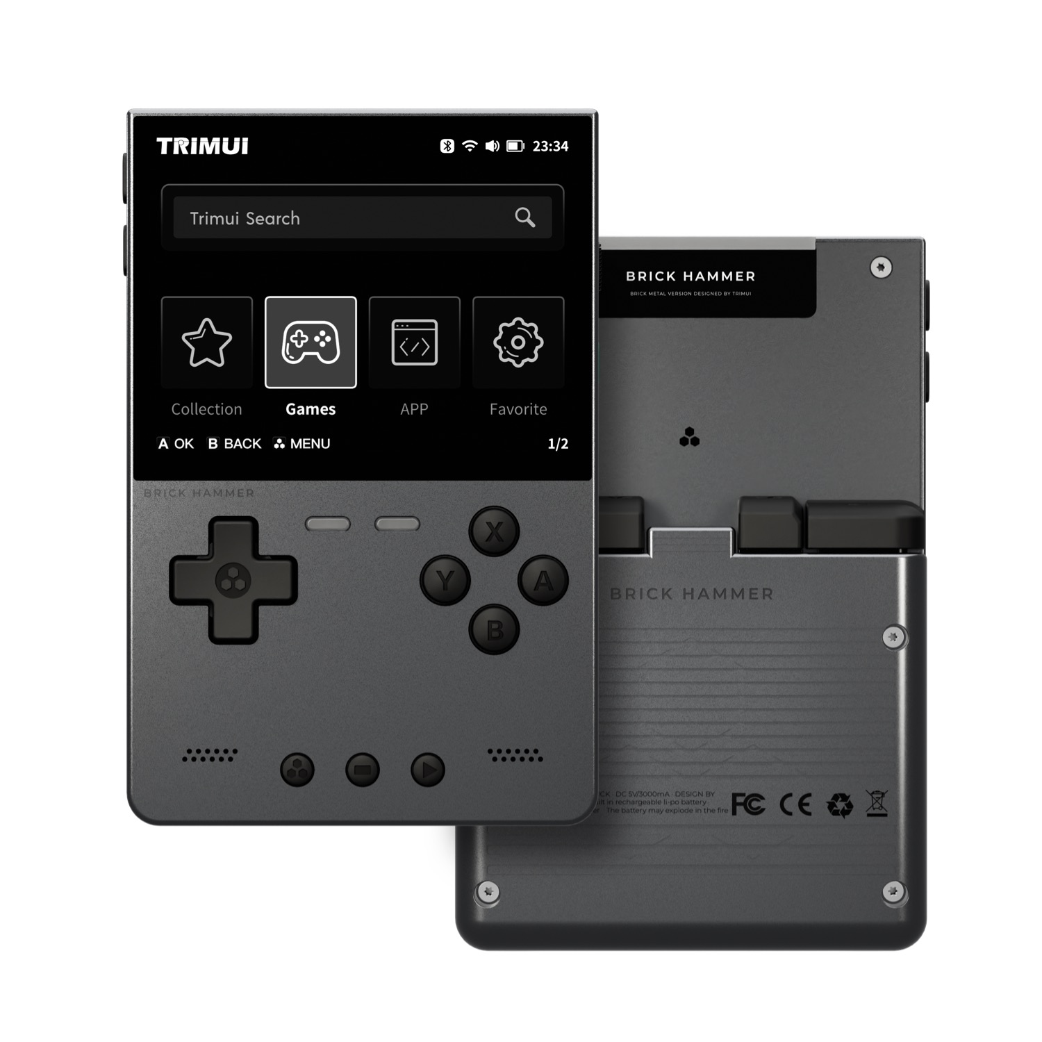 Trimui tijolo martelo retro ha - Gaming Console For Phone avaliação e preço