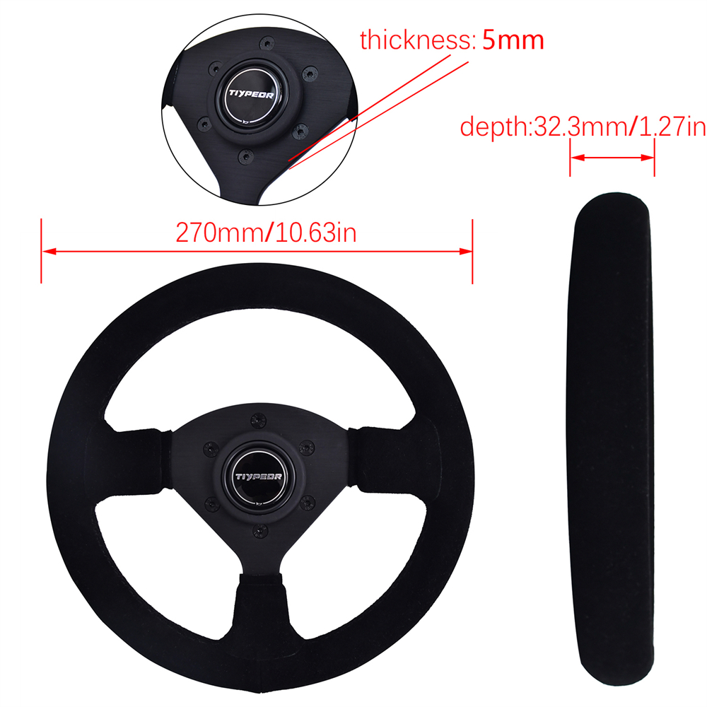 Volante Esportivo TIYPEOR 270m - Steering Wheel Gaming avaliação e preço